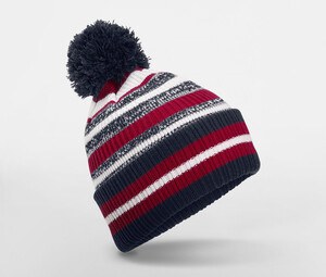 BEECHFIELD BF474R - MULTI-SPORT FAN BEANIE French Navy/Classic Red/White