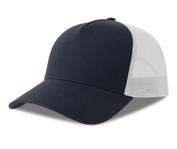 ATLANTIS HEADWEAR AT228 - 5-panel cotton trucker-style cap