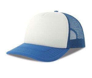 ATLANTIS HEADWEAR AT278 - Rapper-style cap White/Royal