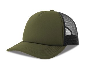 ATLANTIS HEADWEAR AT278 - Rapper-style cap Olive/Black