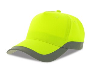 ATLANTIS HEADWEAR AT296 - High-visibility 5-panel cap Fluo Yellow