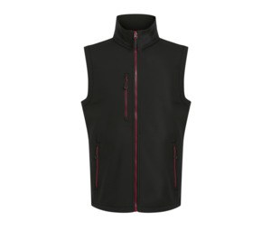 REGATTA RGA915 - NAVIGATE 2 LAYER SOFTSHELL BODYWARMER Black / Classic Red