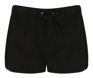 Skinnifit SK069 - LADIES RETRO SHORT Black/Black