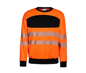 KORNTEX KX410 - High visibility sweatshirt Orange / Black