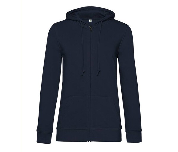 B&C BCW36B - Sweat capuche zippé organique femme